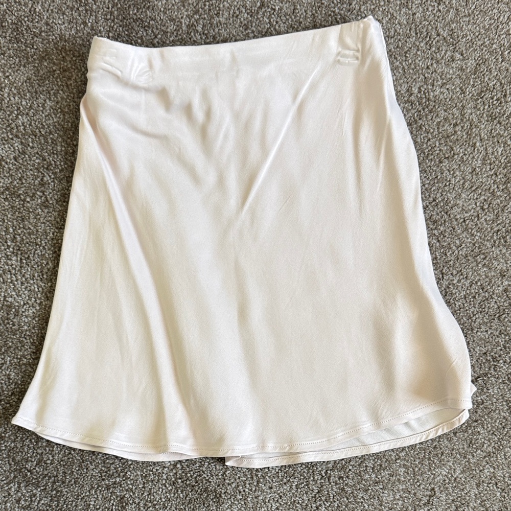 Anthropologie Cream A-Line Women's Skirt